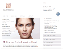 Tablet Screenshot of dr-axel-arlt.de